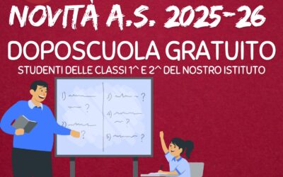 Doposcuola Gratuito per le Classi 1^ e 2^ – Anno Scolastico 2025-2026